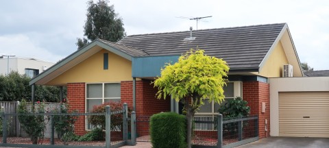 Front façade of a unit at St Margaret's Community Retirement Village