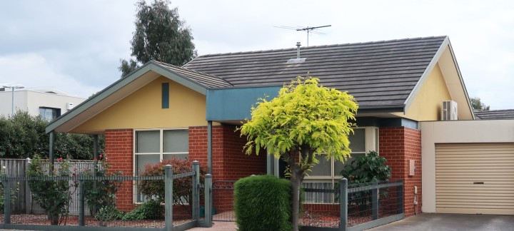 Front façade of a unit at St Margaret's Community Retirement Village